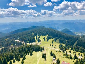 Panoramic view of landscape against sky