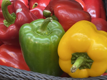 Close-up of bell peppers