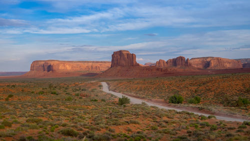 Scenic view of landscape against sky