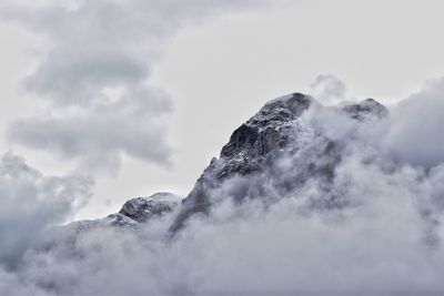 Majestic mountain against sky