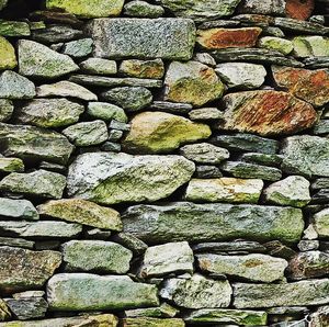 Full frame shot of stone wall