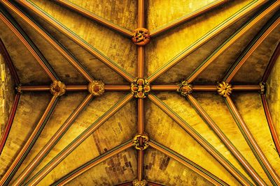 Low angle view of ceiling