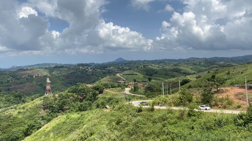 Scenic view of landscape against sky