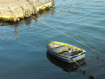 Boats in sea