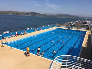 Gourock open air pool in scotland