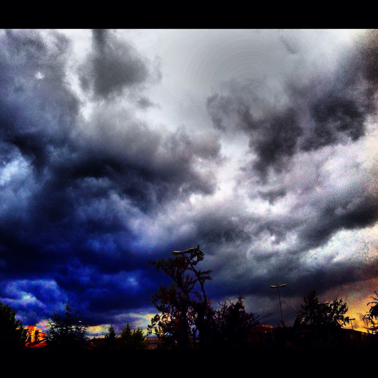 LOW ANGLE VIEW OF STORM CLOUDS