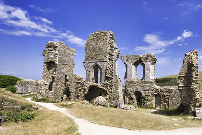 Old ruins against sky