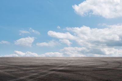 Scenic view of desert against sky