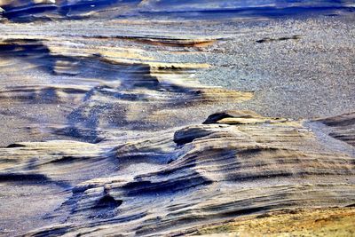 Close-up of rocks on beach