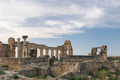 Old ruins against sky