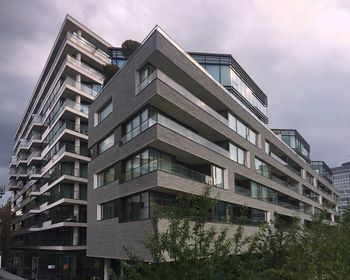Low angle view of building against sky