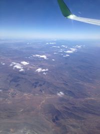 Aerial view of landscape against sky