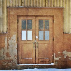 Closed door