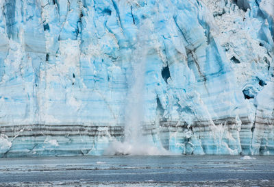 Full frame shot of iceberg in sea