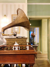 Gramophone on the table