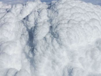 Full frame shot of white clouds in sky