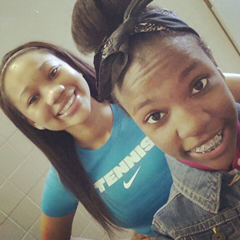 Me and lauren the other day before practice