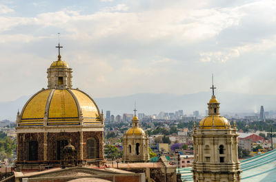 Church against cloudy sky