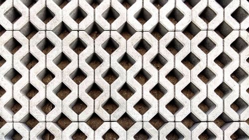 Full frame shot of metal grate