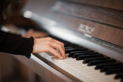 Man playing piano