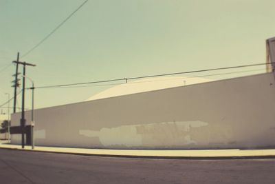 Electricity pylon against sky