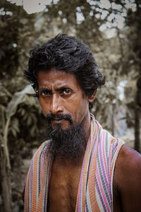 Portrait of mature man outdoors