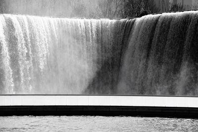 Splashing water