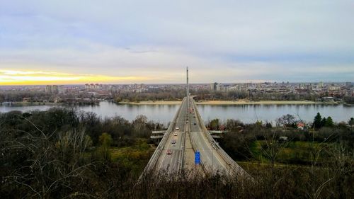 Scenic view of river against sky