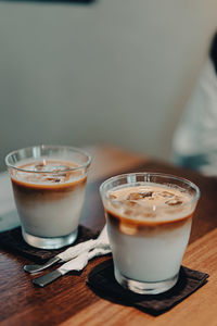 Close-up of coffee on table