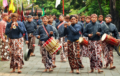 Group of people in traditional clothing