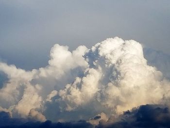 Low angle view of clouds in sky