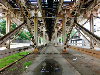 Underneath view of bridge