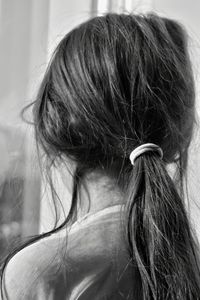 Close-up portrait of woman