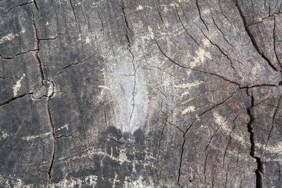 Full frame shot of cracked wall