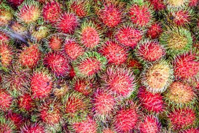 Full frame shot of strawberries