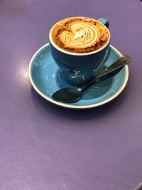 Close-up of coffee on table
