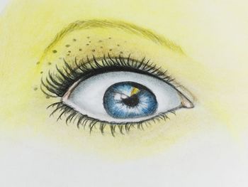 Macro shot of woman eye