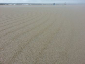 Scenic view of sandy beach