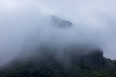 Scenic view of fog