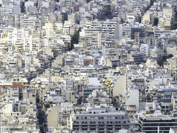 High angle view of cityscape