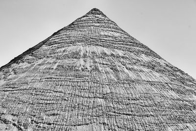 Low angle view of historical building against clear sky