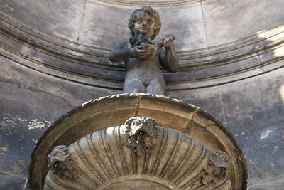 Low angle view of statue