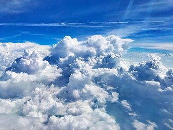 Low angle view of clouds in sky