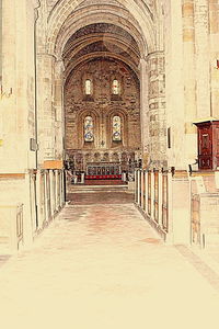 Entrance of historic temple