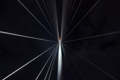 Low angle view of bridge against sky