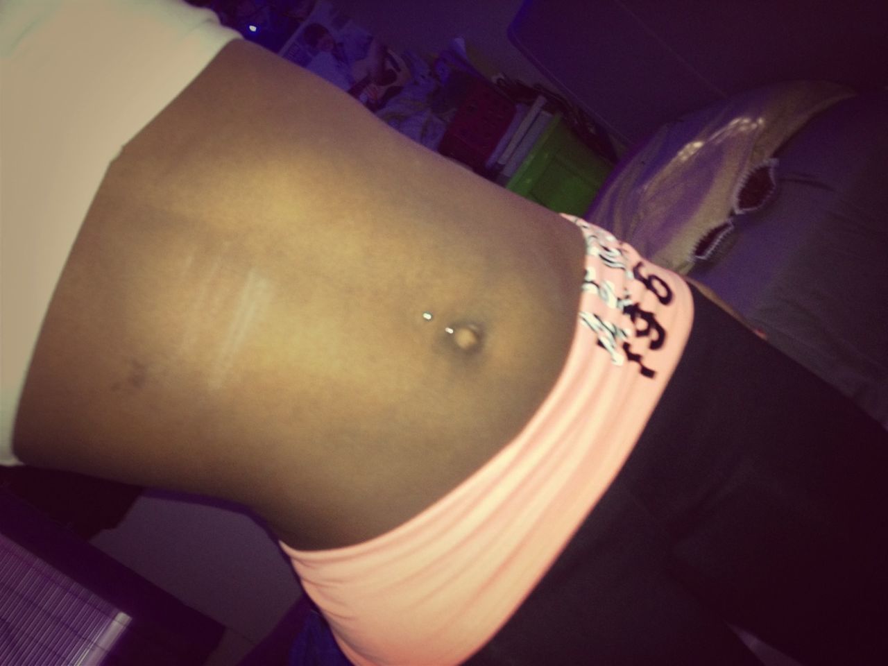 Got my belly button pierced :)