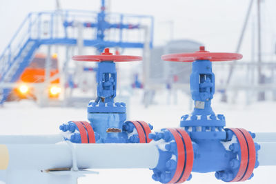 Close-up of foosball