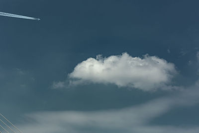 Low angle view of clouds in sky