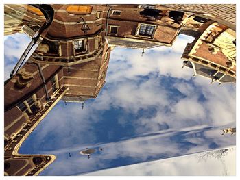 Low angle view of building against sky