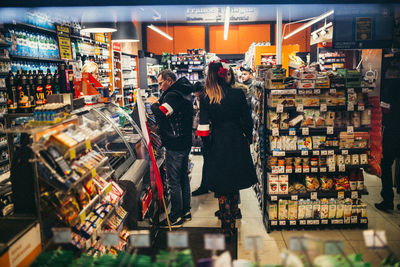 Group of people at store